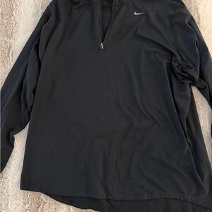 Black Nike Pullover with Swoosh Logo XXL